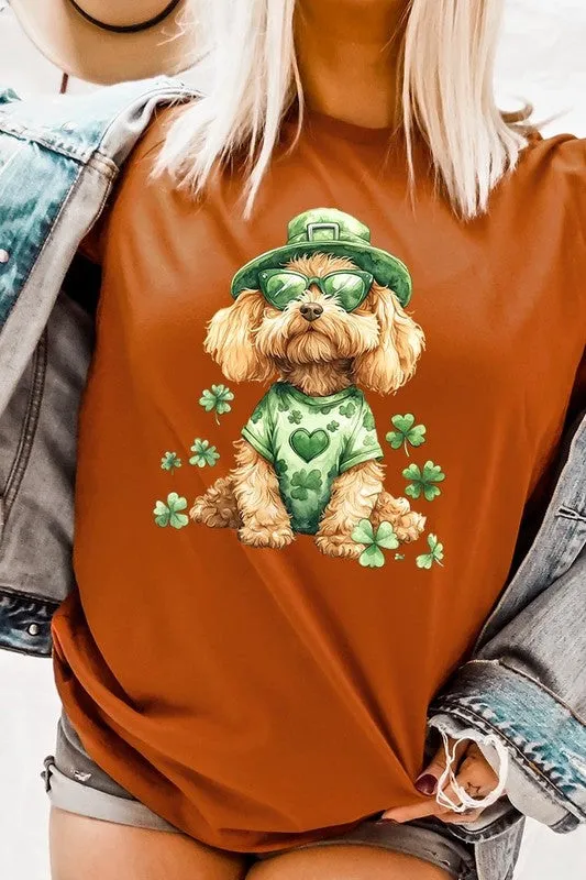 Explore More Collection - GoldenDoodle Lucky Dog Graphic Tee