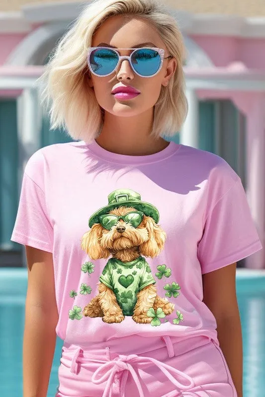 Explore More Collection - GoldenDoodle Lucky Dog Graphic Tee