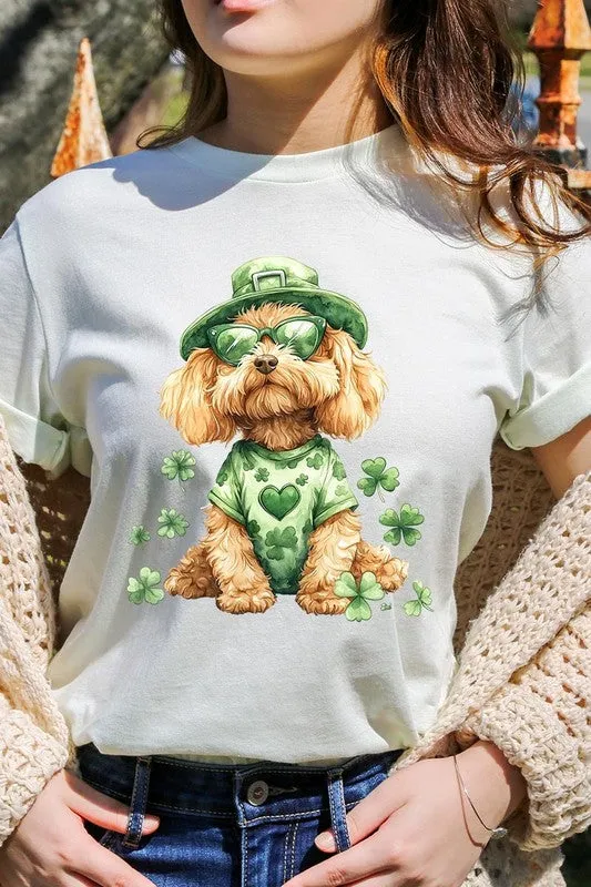 Explore More Collection - GoldenDoodle Lucky Dog Graphic Tee