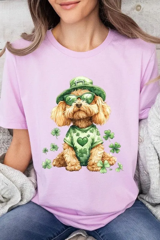 Explore More Collection - GoldenDoodle Lucky Dog Graphic Tee