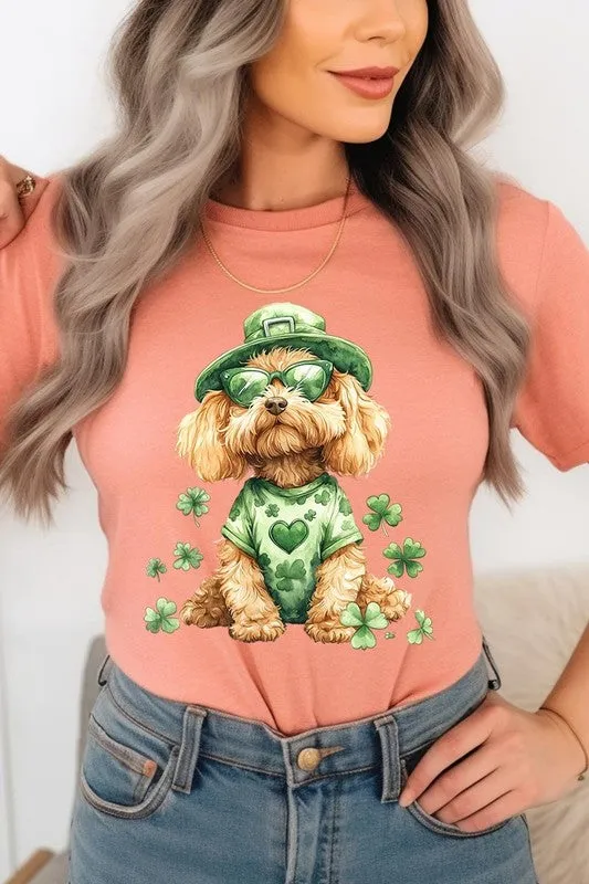 Explore More Collection - GoldenDoodle Lucky Dog Graphic Tee