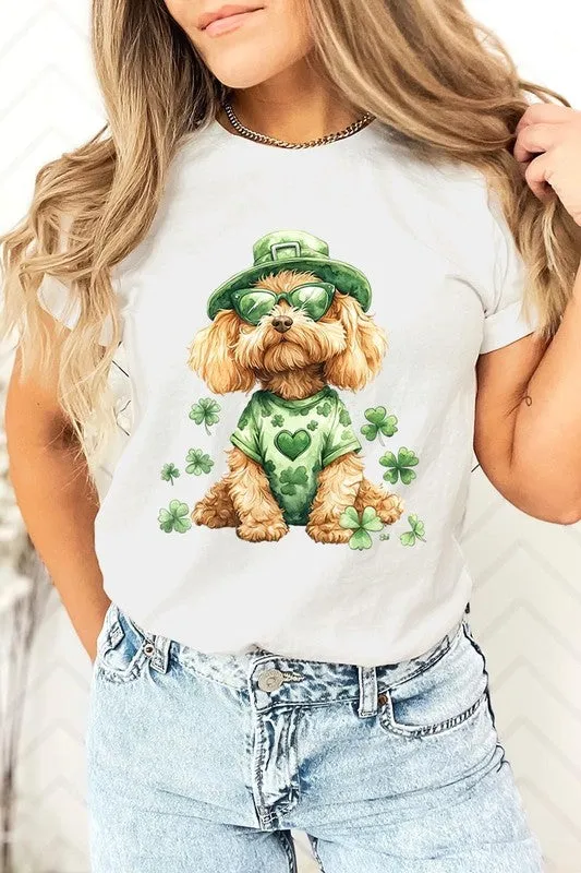 Explore More Collection - GoldenDoodle Lucky Dog Graphic Tee
