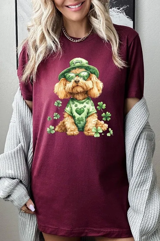 Explore More Collection - GoldenDoodle Lucky Dog Graphic Tee