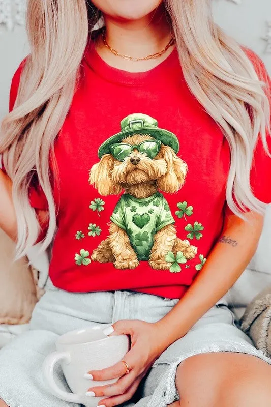 Explore More Collection - GoldenDoodle Lucky Dog Graphic Tee