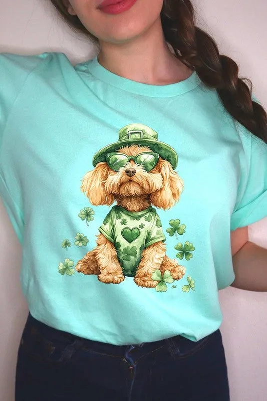 Explore More Collection - GoldenDoodle Lucky Dog Graphic Tee