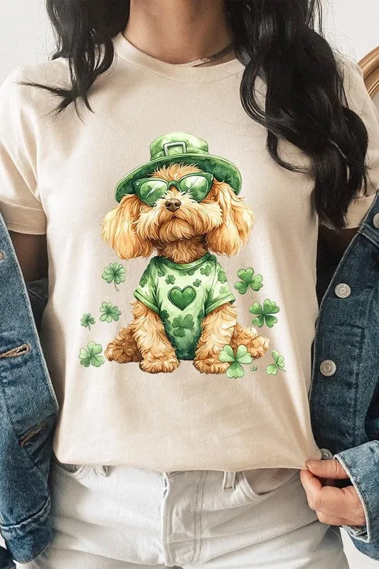 Explore More Collection - GoldenDoodle Lucky Dog Graphic Tee