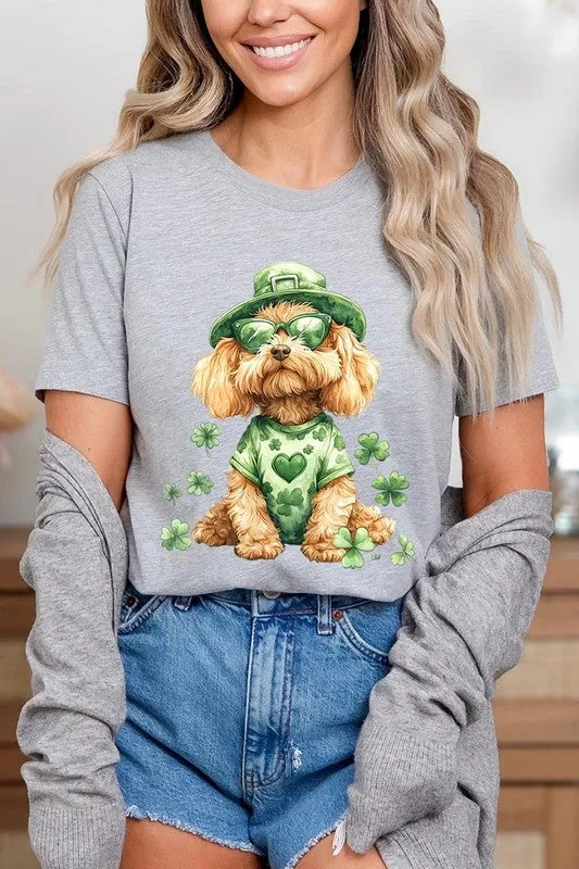 Explore More Collection - GoldenDoodle Lucky Dog Graphic Tee