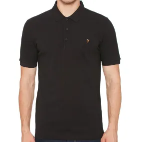 Farah Blaney Short Sleeve Polo Shirt - Black