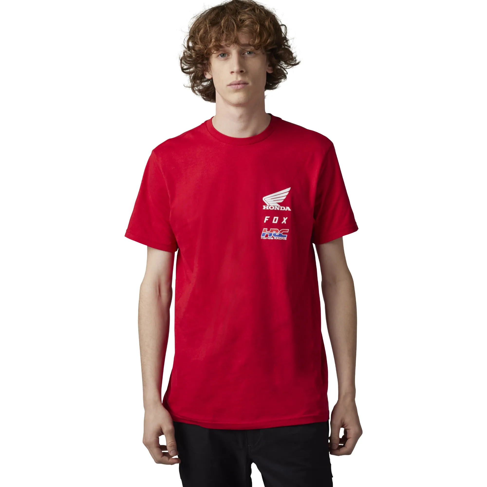 Fox Racing Honda Short Sleeve Tee T-Shirt Flame Red