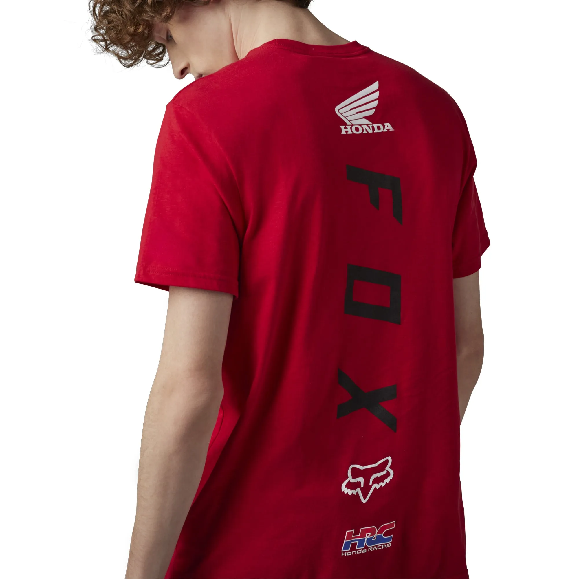 Fox Racing Honda Short Sleeve Tee T-Shirt Flame Red