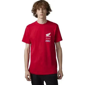 Fox Racing Honda Short Sleeve Tee T-Shirt Flame Red