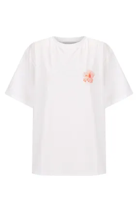 Full Bloom Tee - White/Full Bloom Print