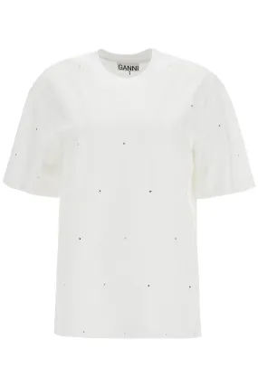 Ganni T-Shirt With Rhin