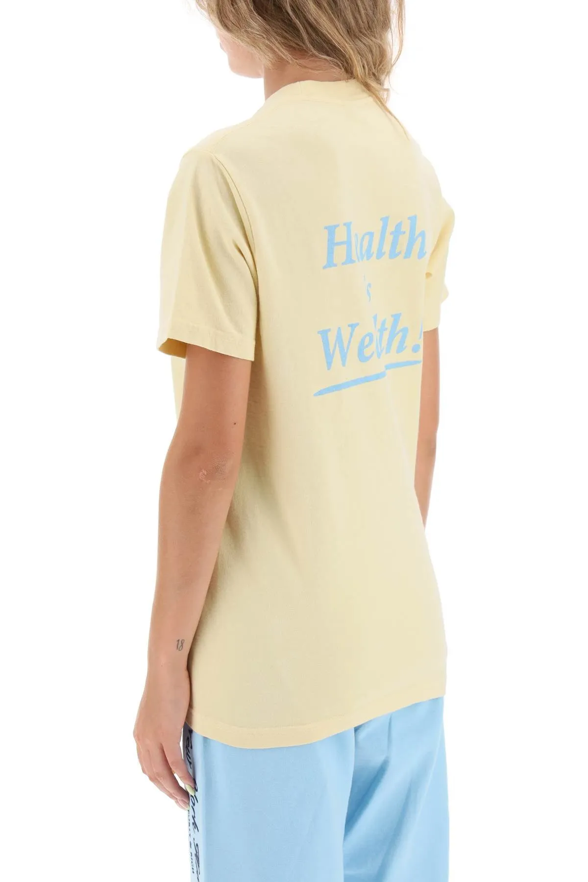health is wealth' t-shirt