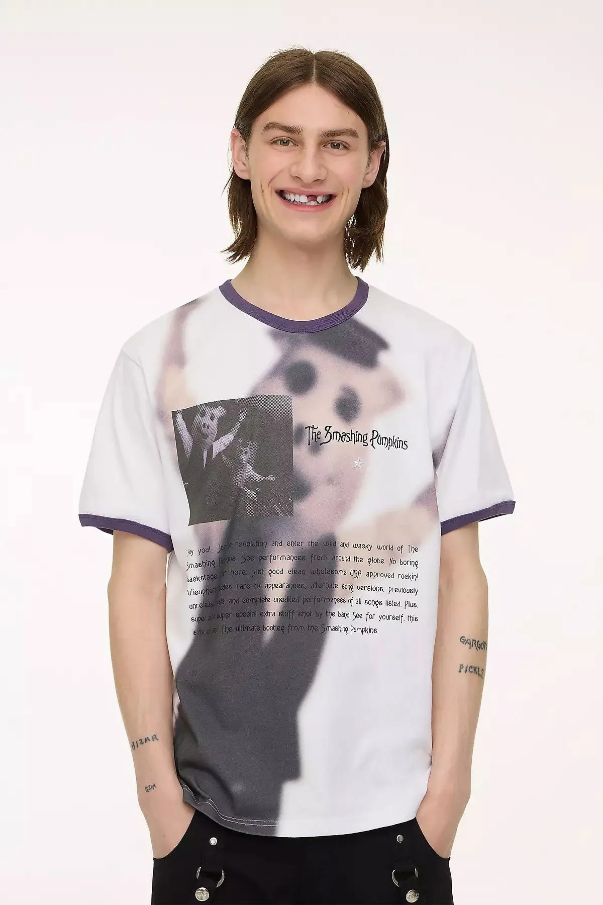 HEAVEN X SMASHING PUMPKINS - VIEUPHORIA RINGER TEE