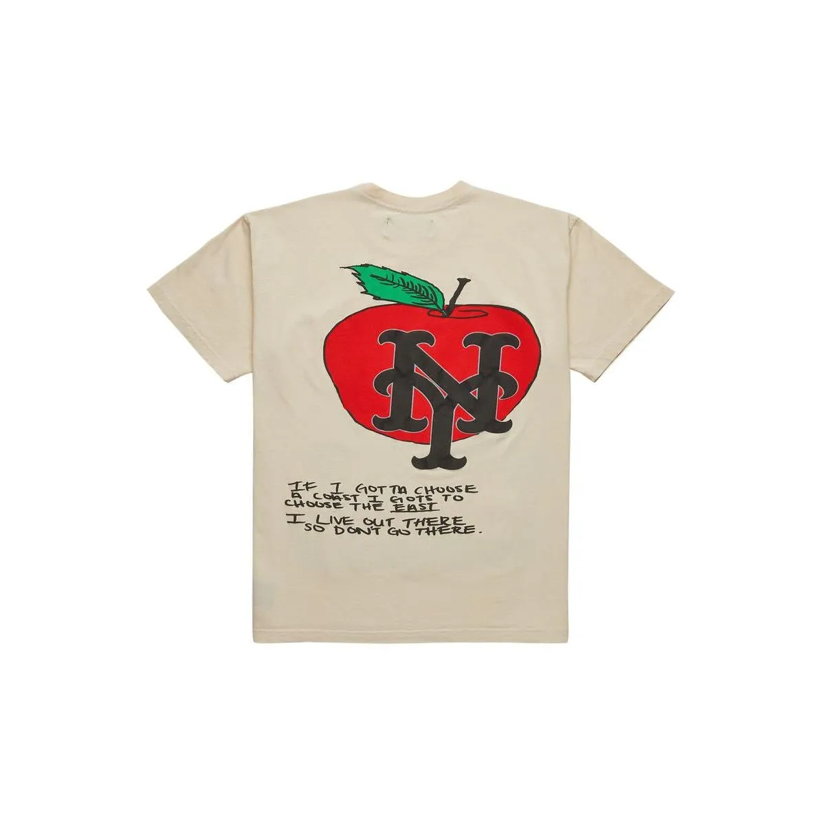 Homme   Femme Cali to NYC Tee - Cream