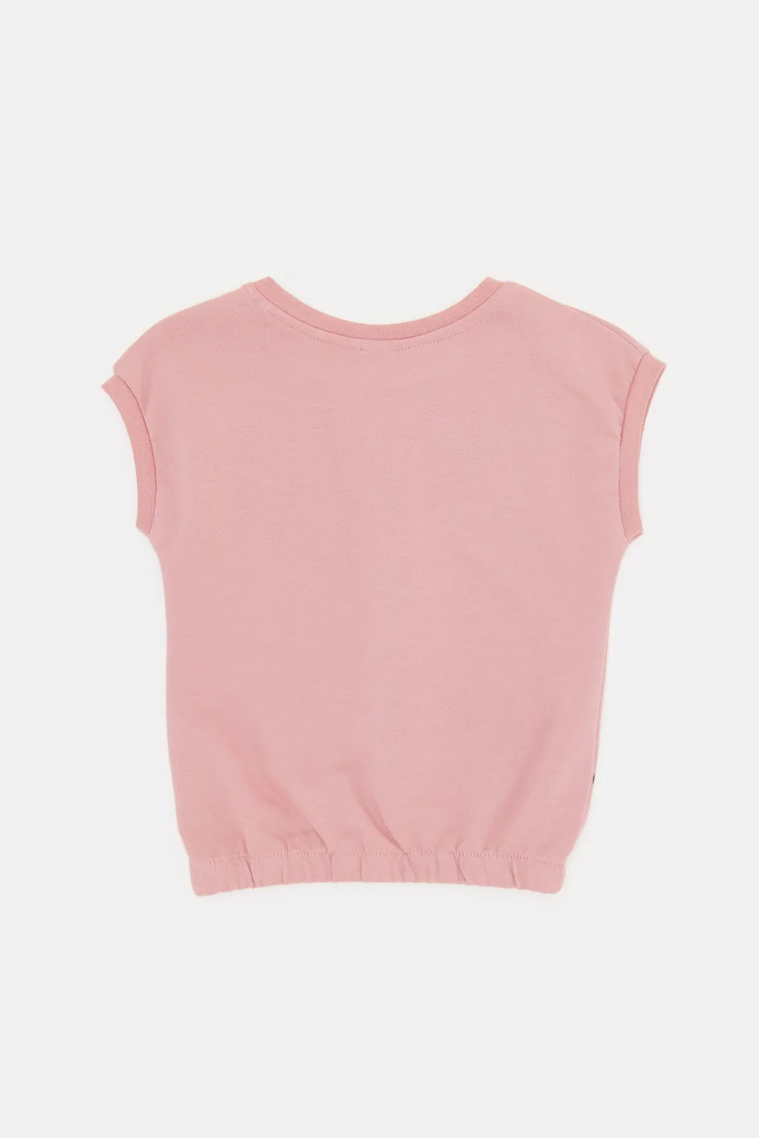 Infant Girls Pink Minnie And Daisy T-Shirt