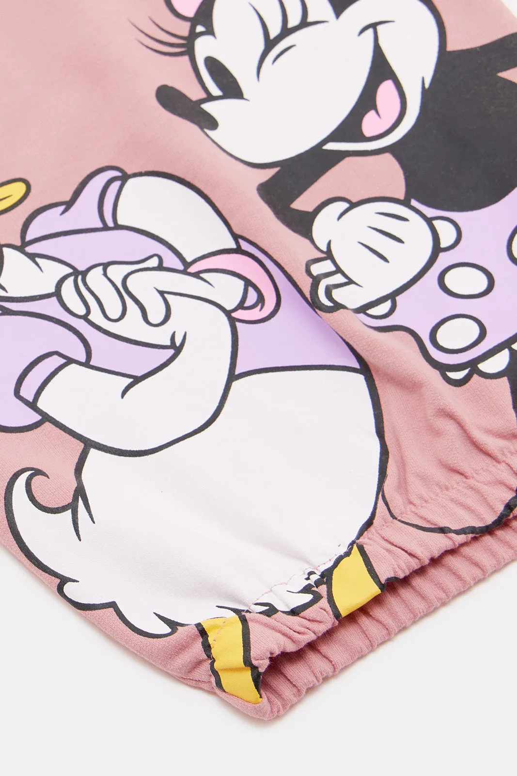 Infant Girls Pink Minnie And Daisy T-Shirt
