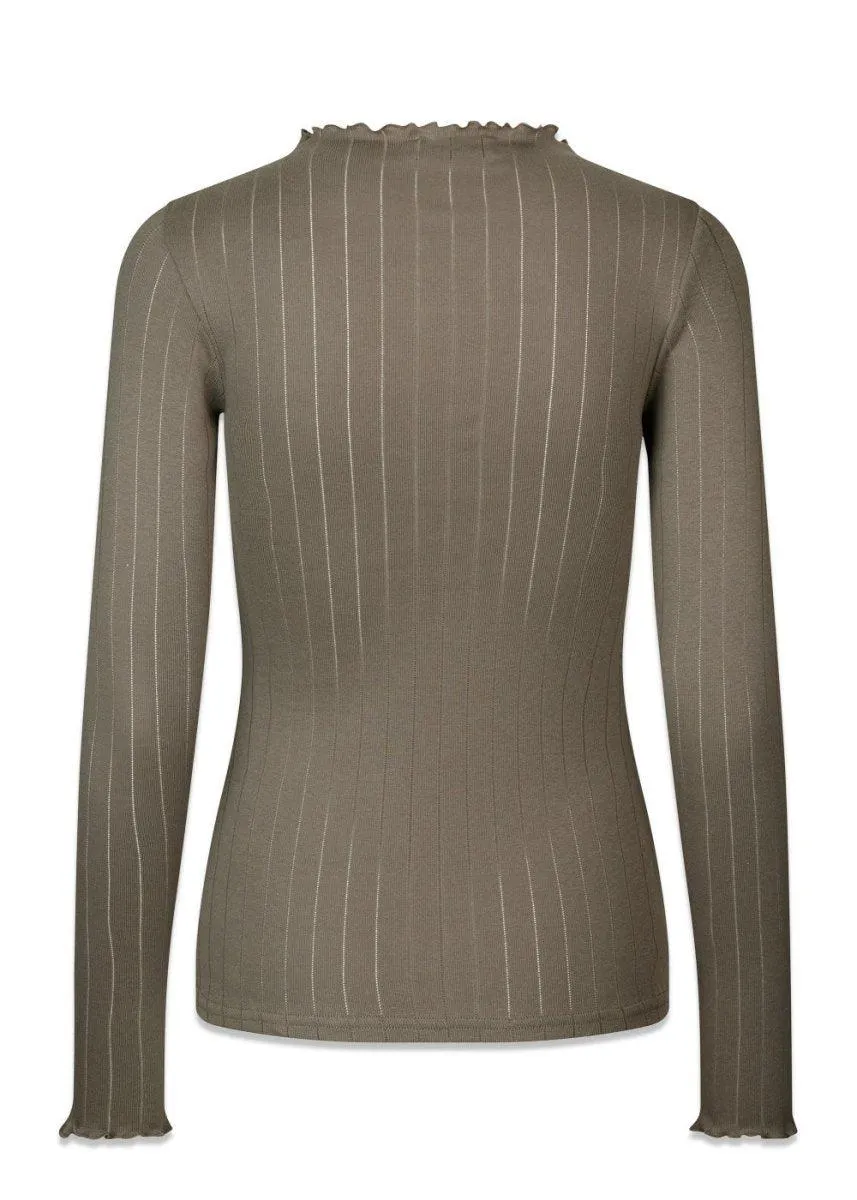 Issy t-neck - Espresso