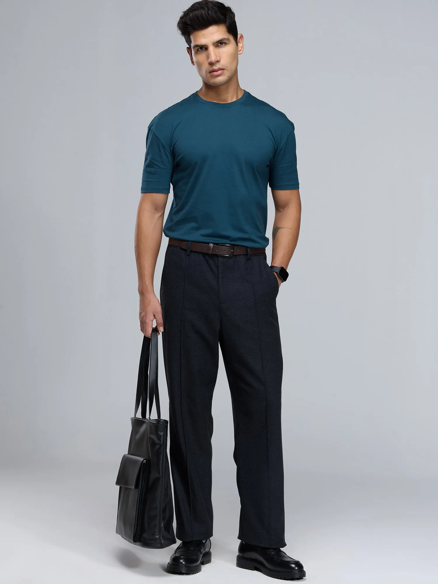Jade Supima Crew Neck T-shirt - Relaxed Fit