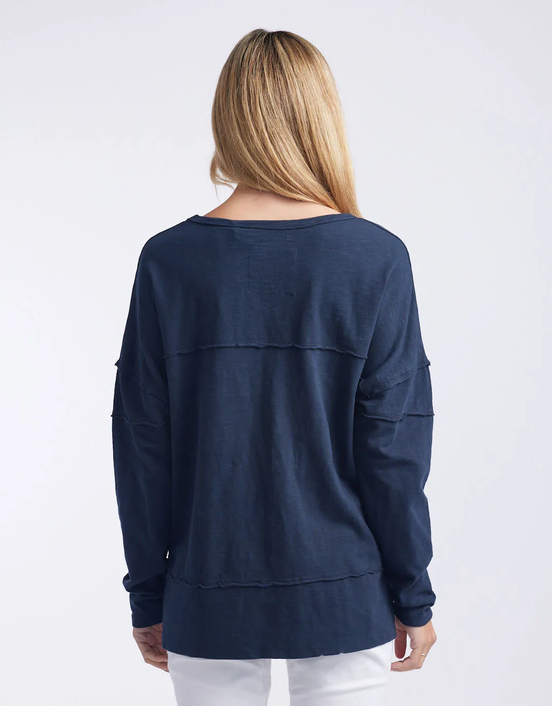 Jayne Throw On Top - Navy