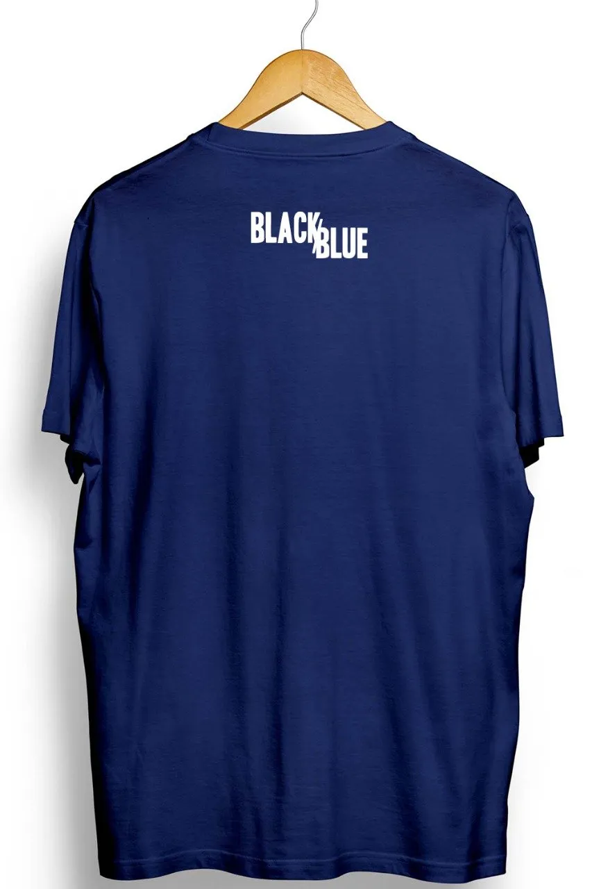 Jugalbandi Instruments Graphic Printed Blue Tshirt