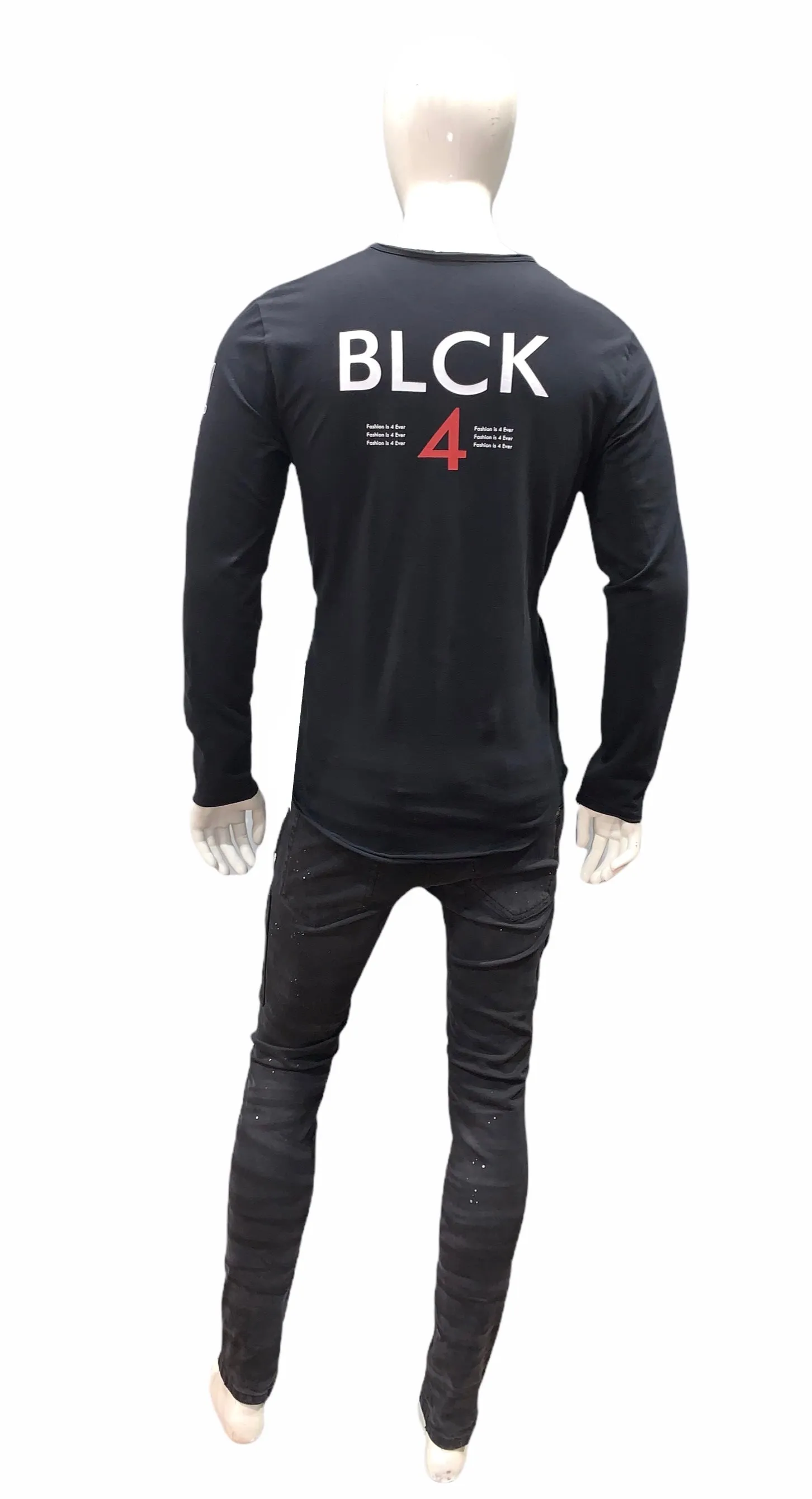 JUSTIN Mens BLACK tee