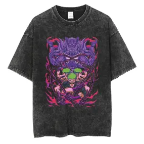 [KUJO] "Asura" Vintage Oversized T Shirt