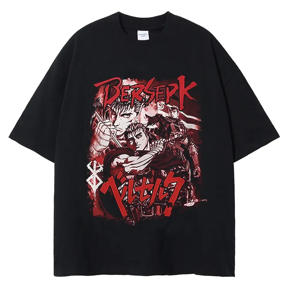 [KUJO] "Might" Vintage Oversized T Shirt