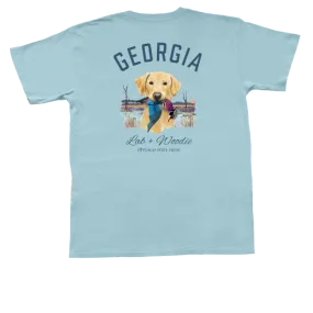 Lab and Woodie Short Sleeve Pocket Tee