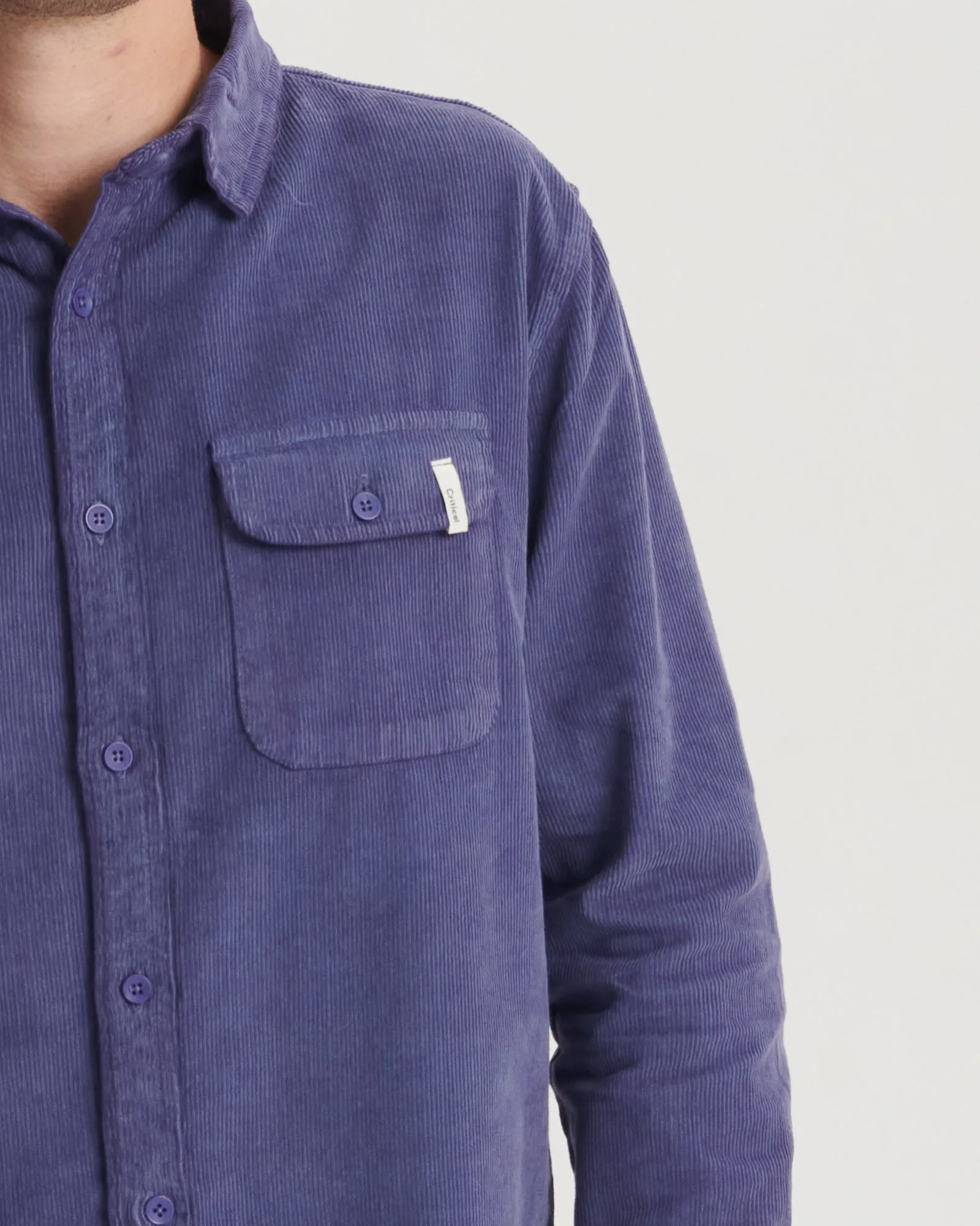 Lazy Boy LS Corduroy Shirt - Violet