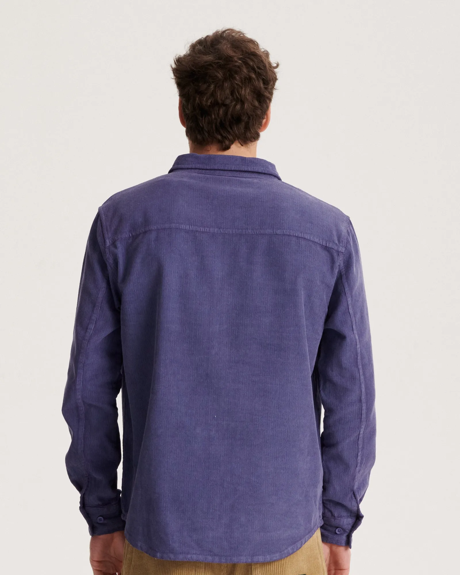Lazy Boy LS Corduroy Shirt - Violet