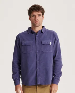 Lazy Boy LS Corduroy Shirt - Violet