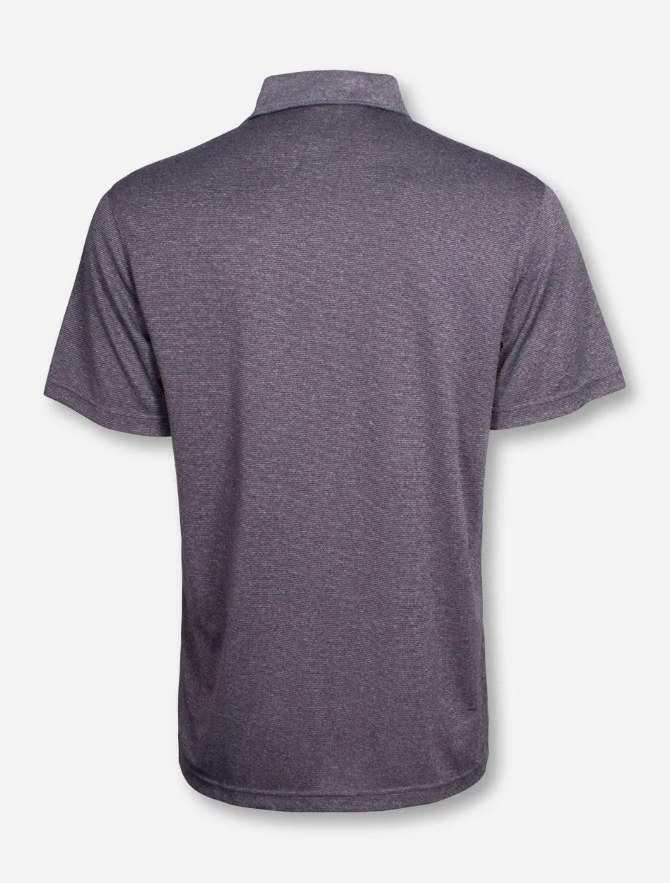 Levelwear Texas Tech "Affirmed" Grey Striped Polo