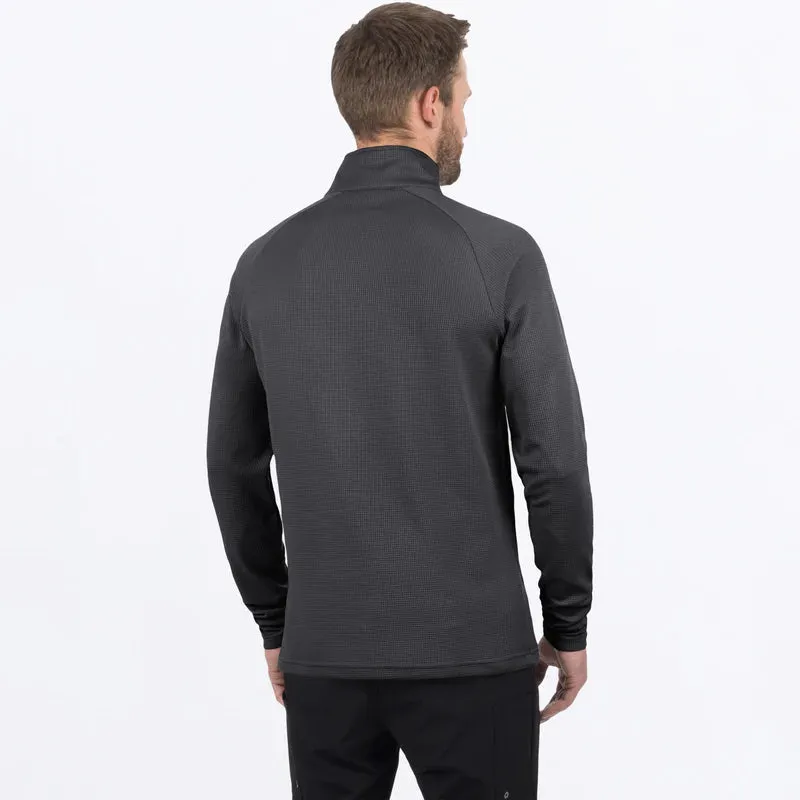 Long-Sleeved Shirt - FXR Men's Pilot UPF 1/4 Zip, Stone or Asphalt, 242044
