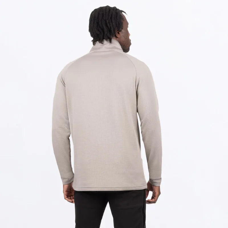 Long-Sleeved Shirt - FXR Men's Pilot UPF 1/4 Zip, Stone or Asphalt, 242044