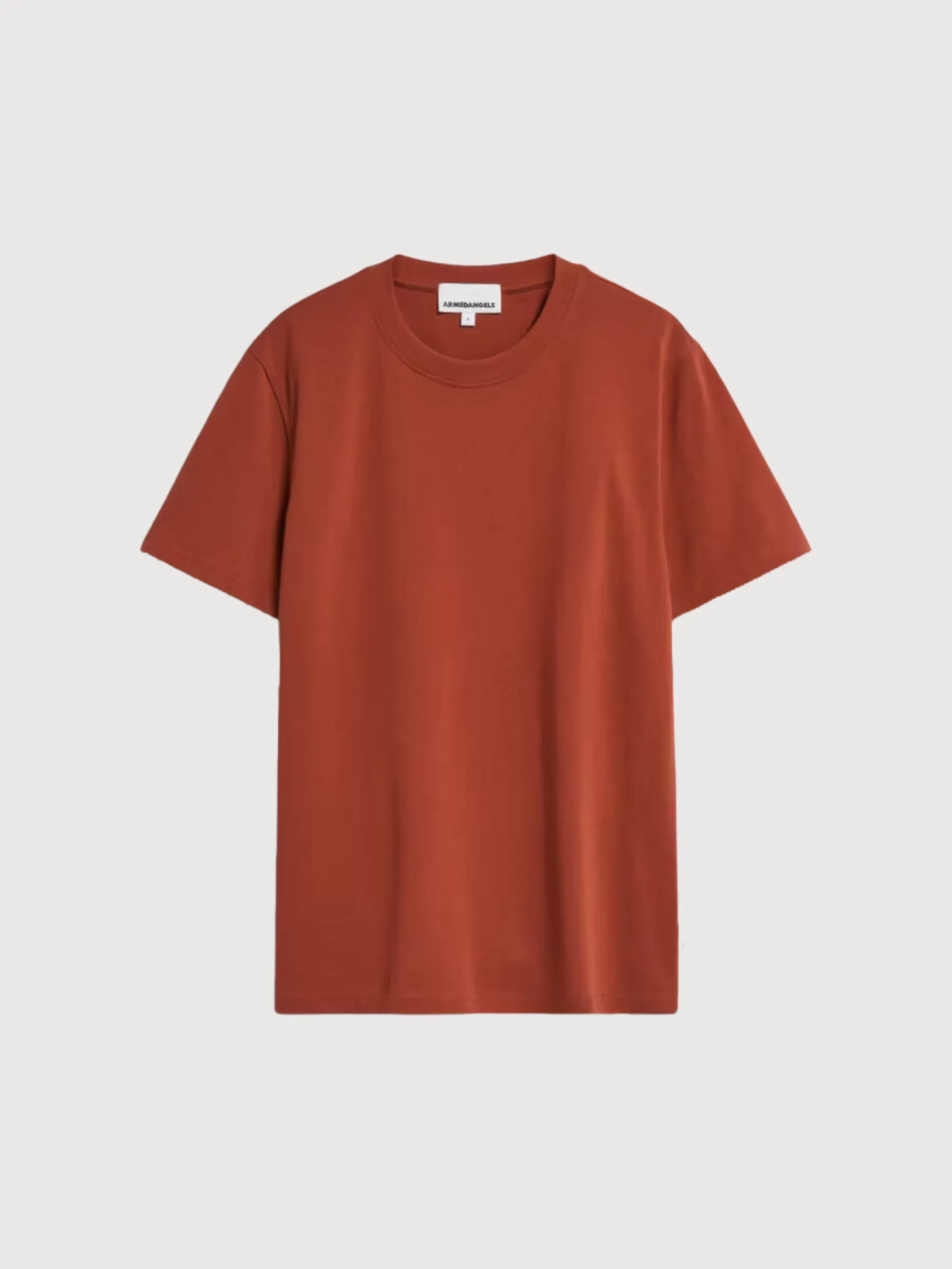 Maarkos T-Shirt Man Dark Amber | Armedangels