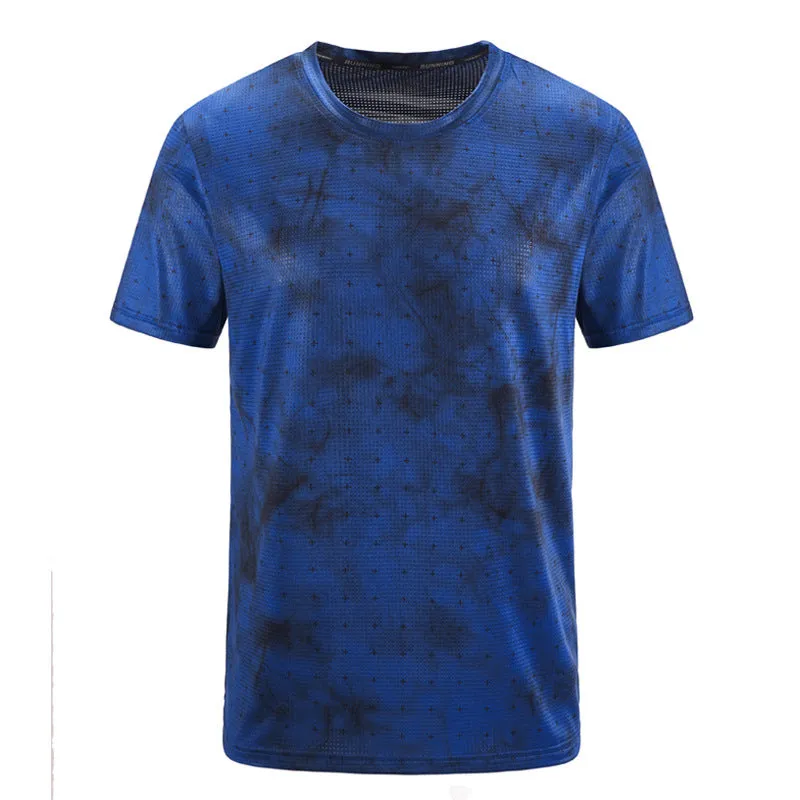 Men’s Active Quick Dry Crew Neck T Shirts Gym Workout Short Sleeve Tee Tops |  83272