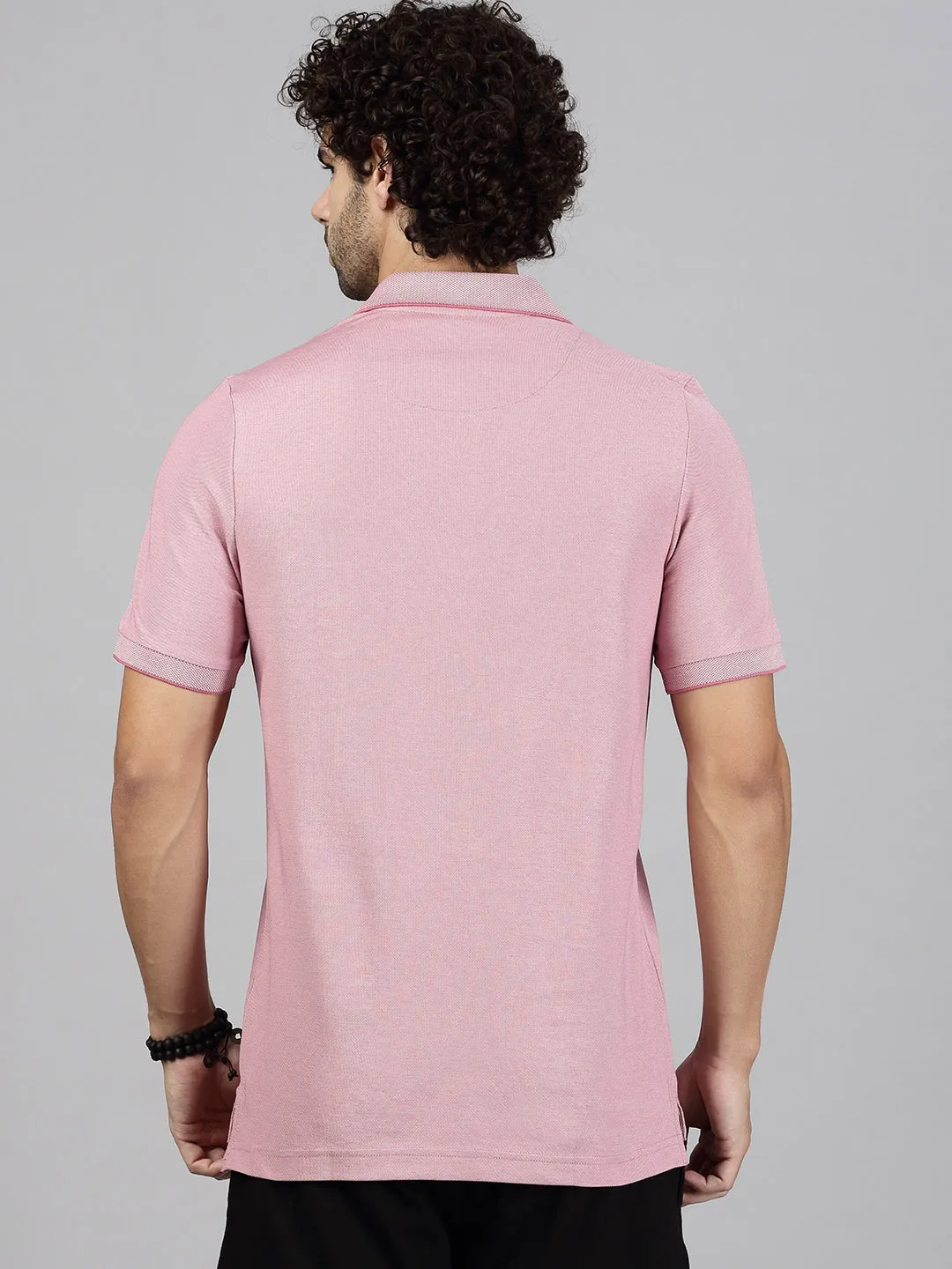 Mens Beige & Heather Rose Expert Polo Tshirt Combos