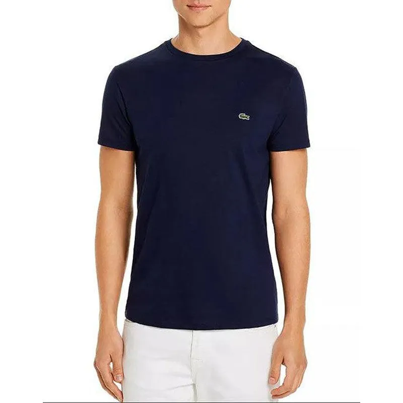 Men's Crew Neck Pima Cotton T-Shirt, Navy