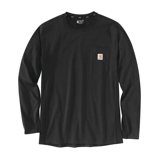 Men's Force Relaxed Fit Midweight Long-Sleeve Pocket T-Shirt
