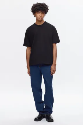 Men's Heavyweight Box Crew in Black