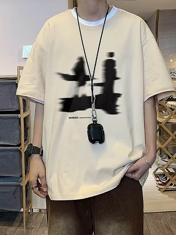 Men'S Roomy Vintage Short-Sleeve T-Shirts