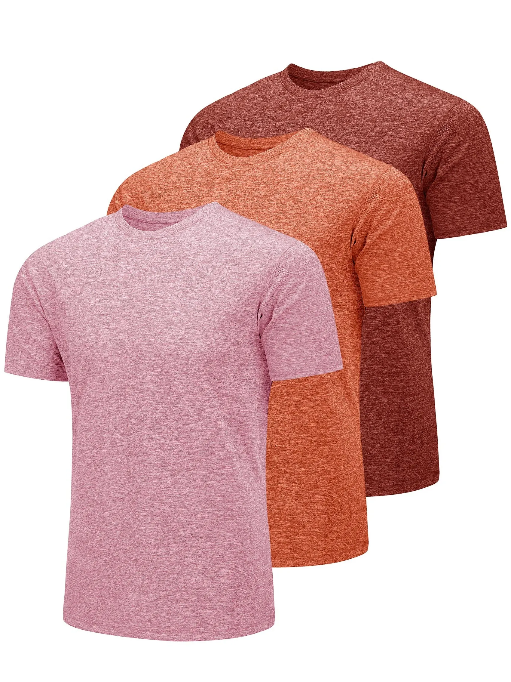 Mens Summer Short Sleeve 3 pc/Pack Summer T-shirts Mens Crew Neck Short Sleeve Shirts 3 Pieces/Lot