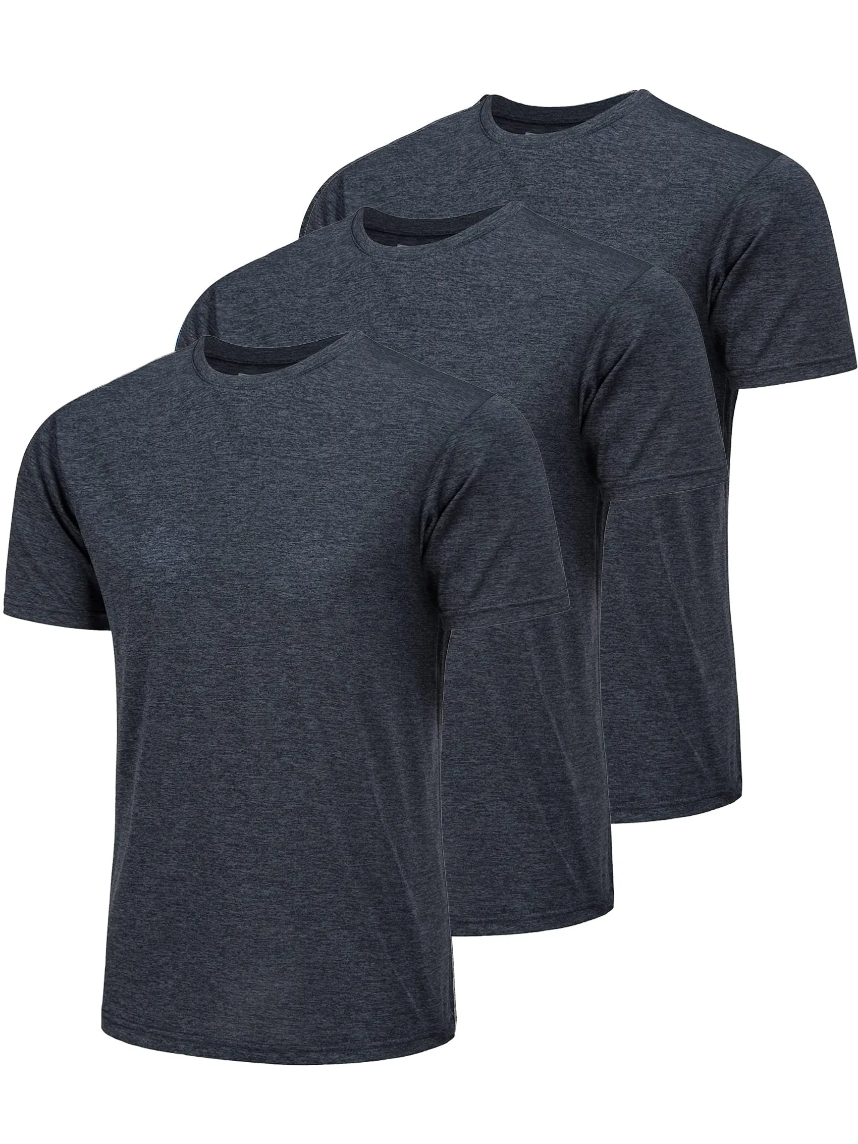 Mens Summer Short Sleeve 3 pc/Pack Summer T-shirts Mens Crew Neck Short Sleeve Shirts 3 Pieces/Lot