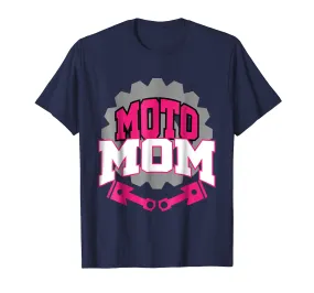 Moto Mom Motocross T-shirt Brap Dirt Bike Gift Mother