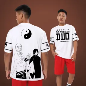 Naruto X Sasuke Oversize Anime T shirt