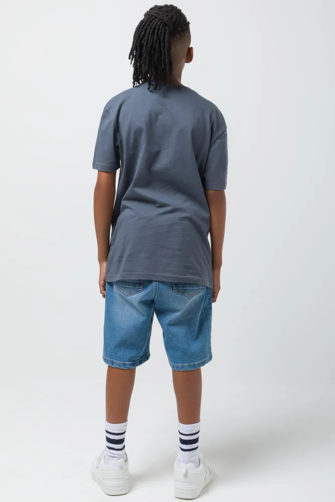 NASA Short Sleeve T-Shirt Dark Grey