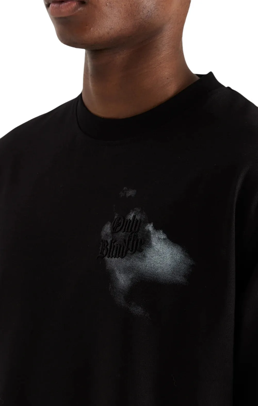 Only The Blind OTB-T1357 Midnight  Hawk T-shirt Black