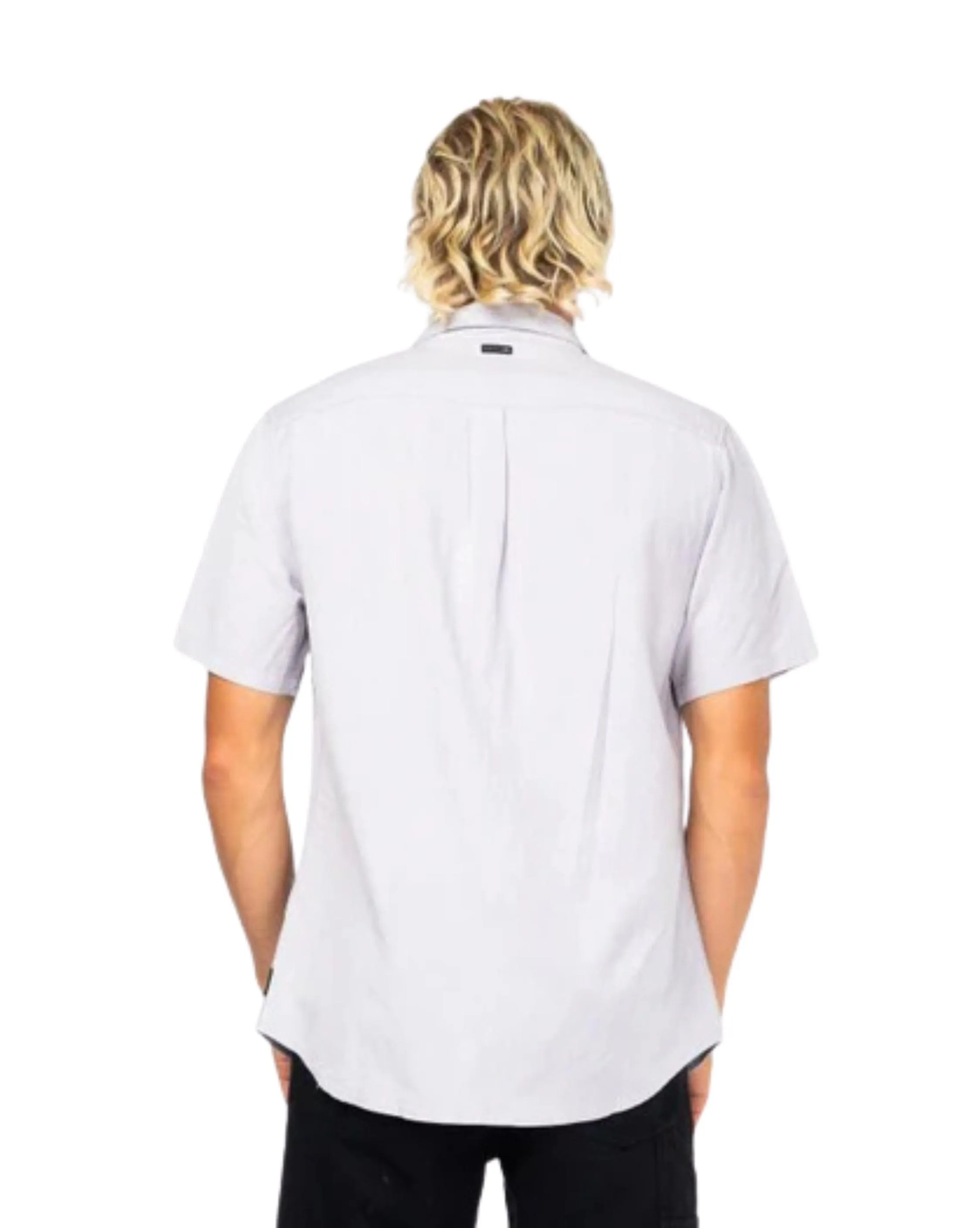 Overtone Short Sleeve Linen Shirt